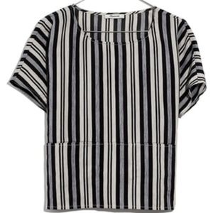Madewell Boxy Top in Evelyn Stripe (US Medium)